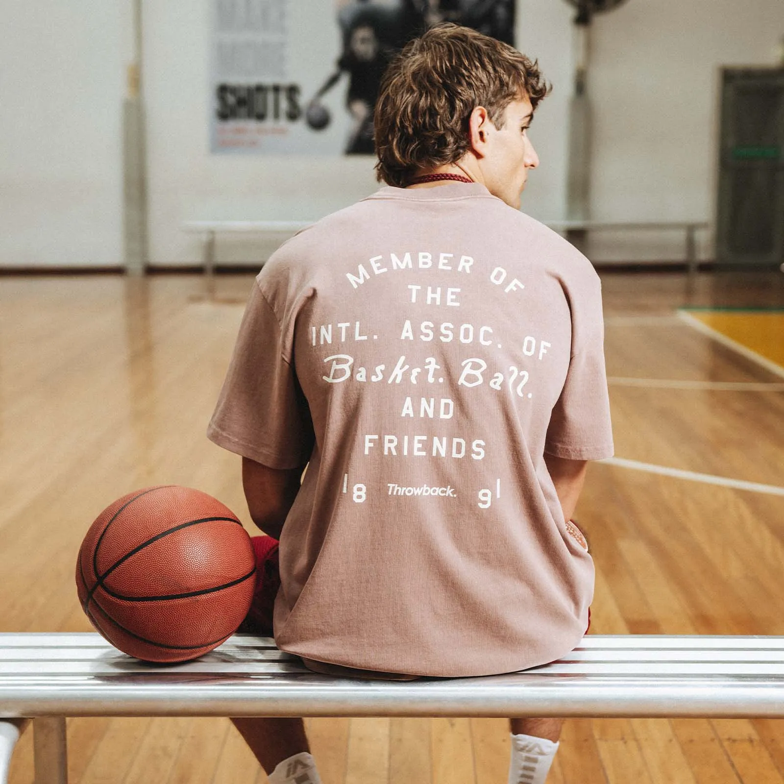 Basketball & Friends Fundamentals Members T-Shirt - Faded Pink Foam