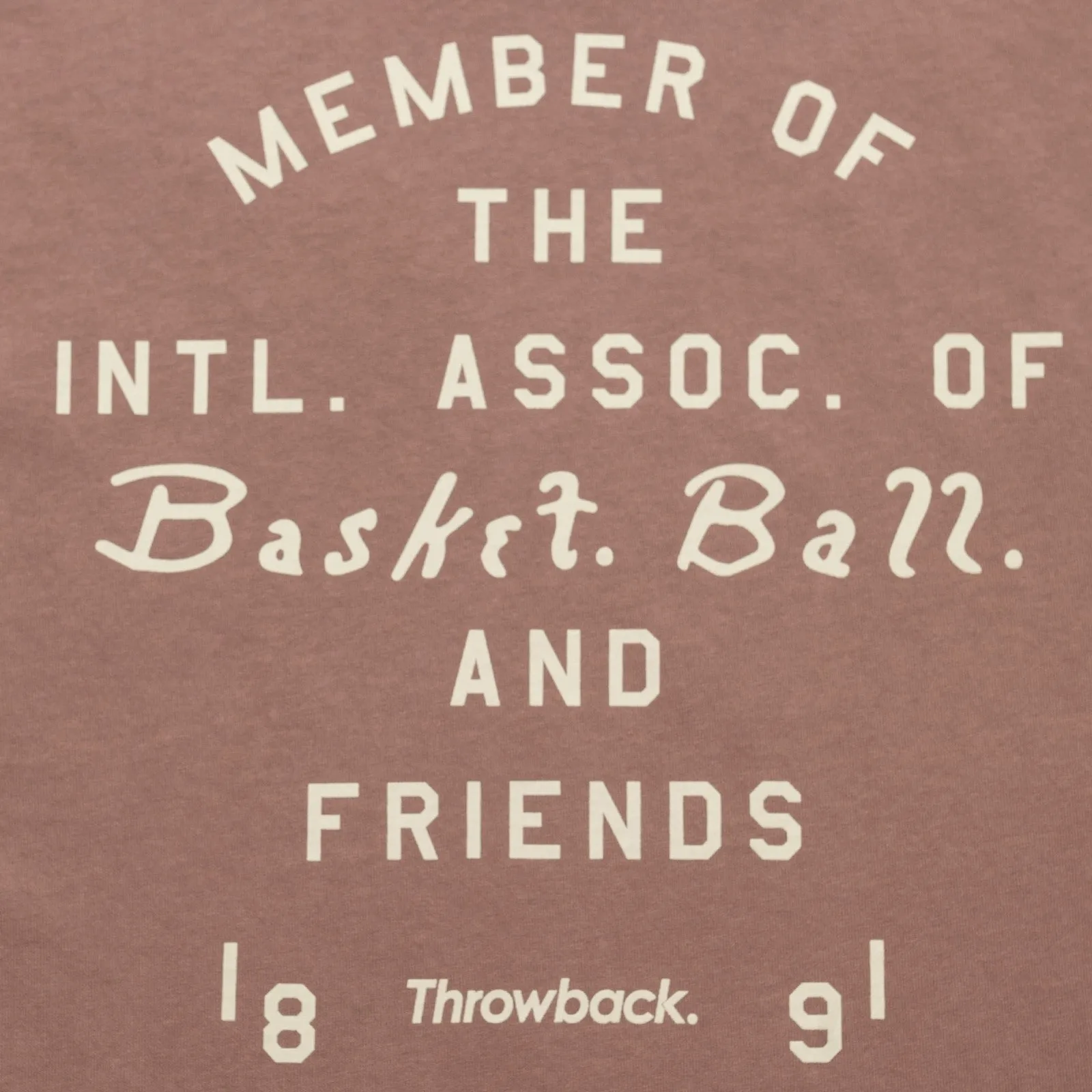 Basketball & Friends Fundamentals Members T-Shirt - Faded Pink Foam