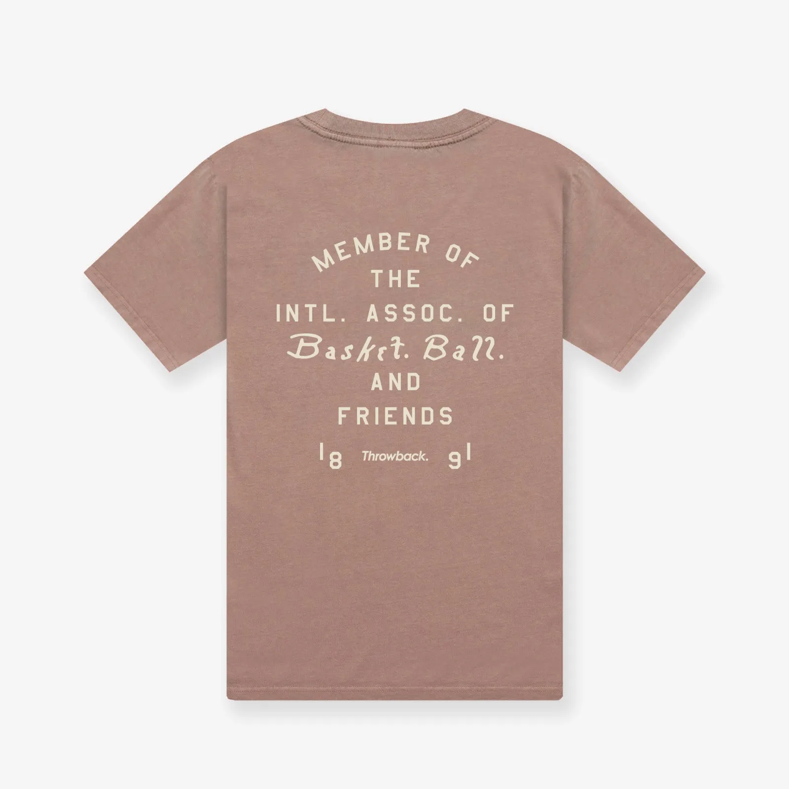 Basketball & Friends Fundamentals Members T-Shirt - Faded Pink Foam