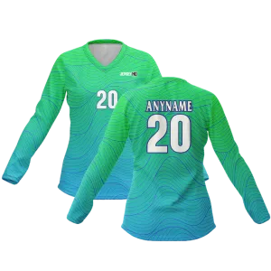 Basketball Women's Long Sleeve V-Neck Jersey