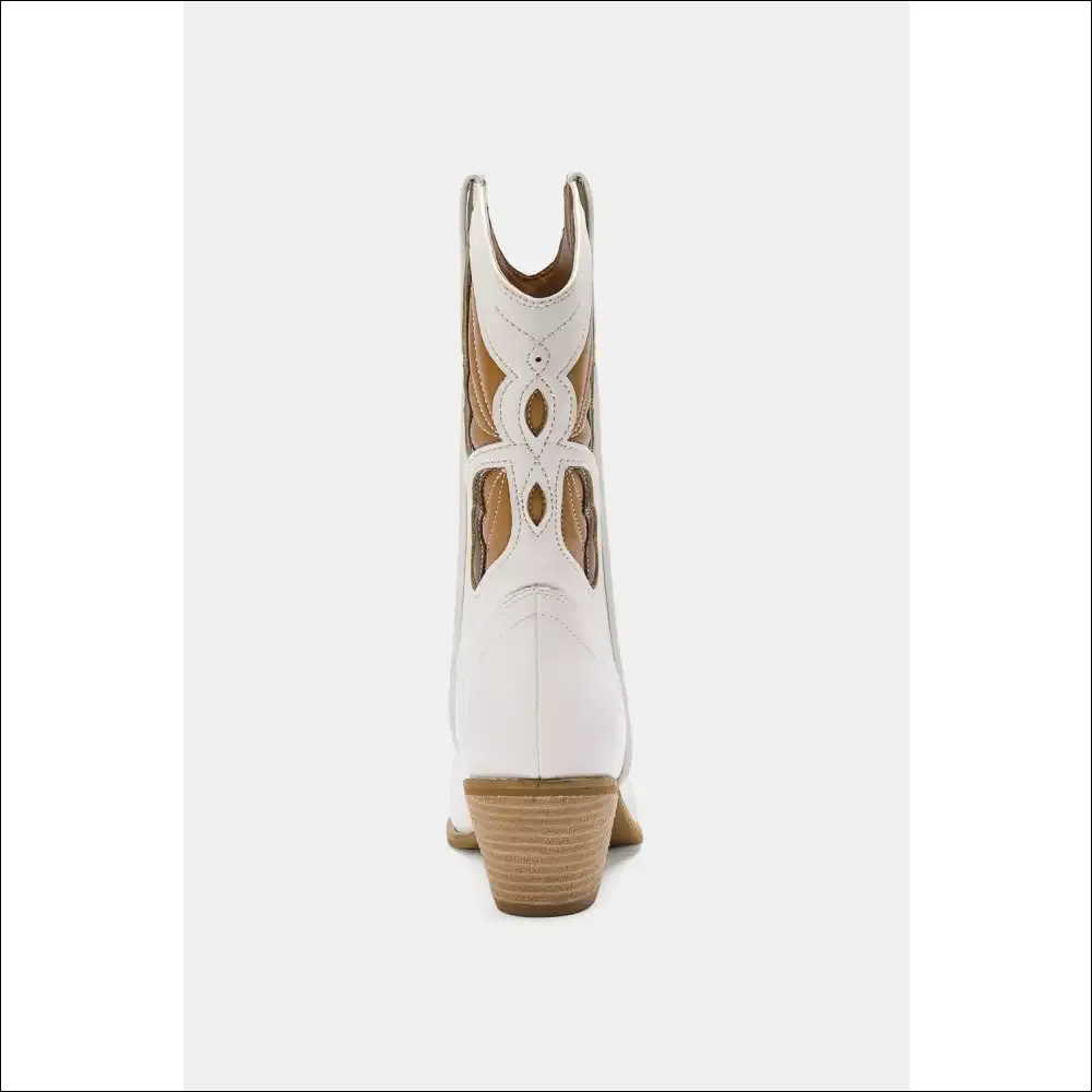 Beast Fashion Butterfly Cut Point Toe Boots