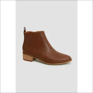 Beast Fashion PU Leather Block Heel Boots