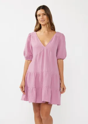 Blaire Puff Sleeve Mini Dress