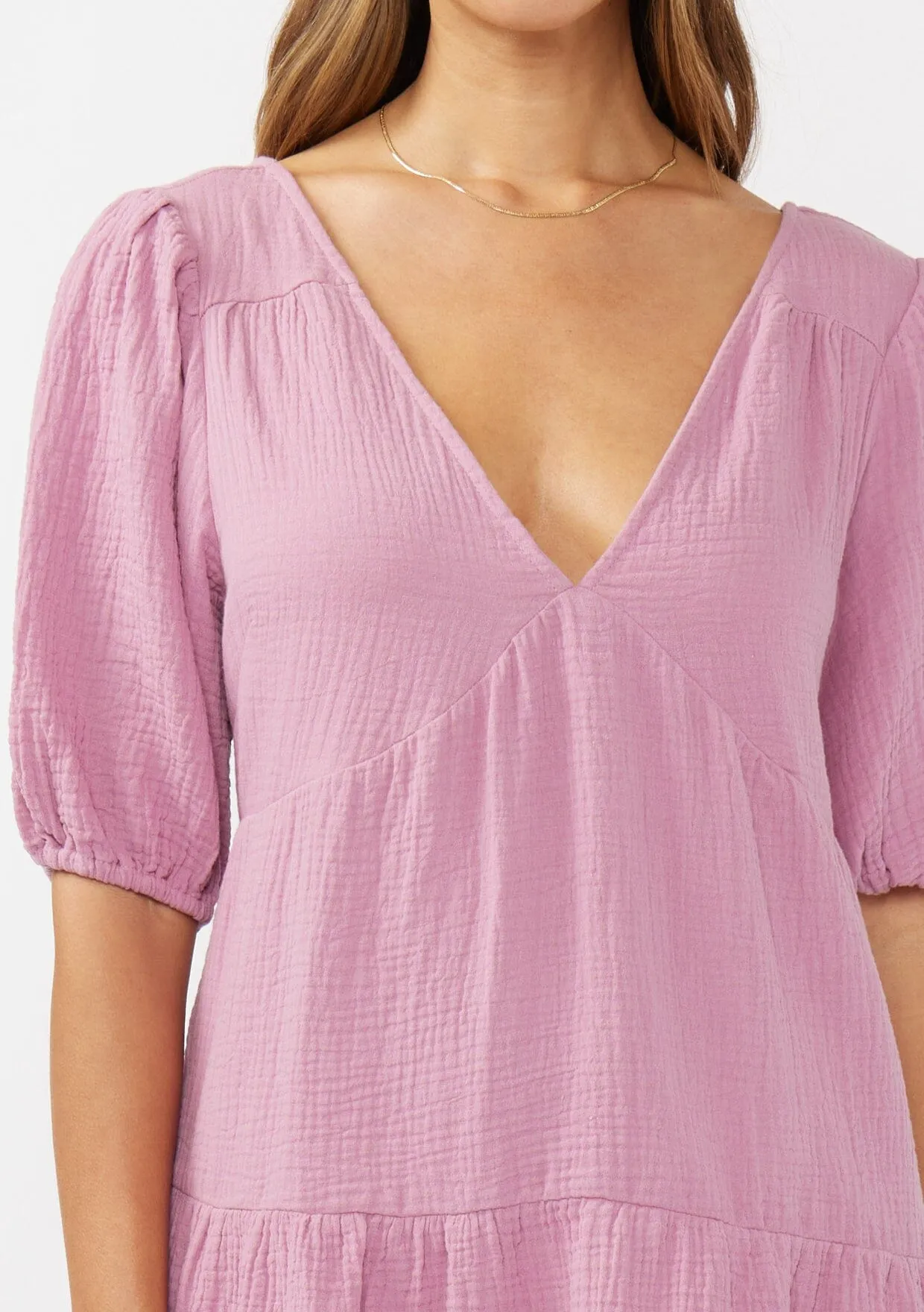 Blaire Puff Sleeve Mini Dress