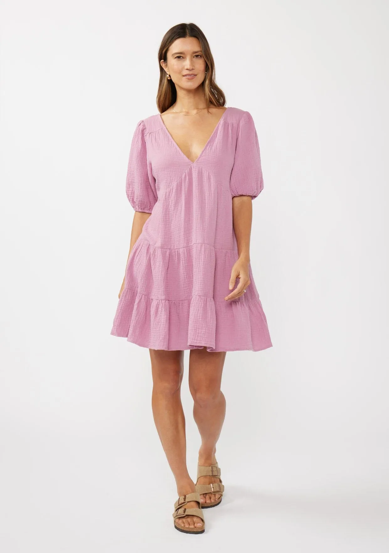 Blaire Puff Sleeve Mini Dress