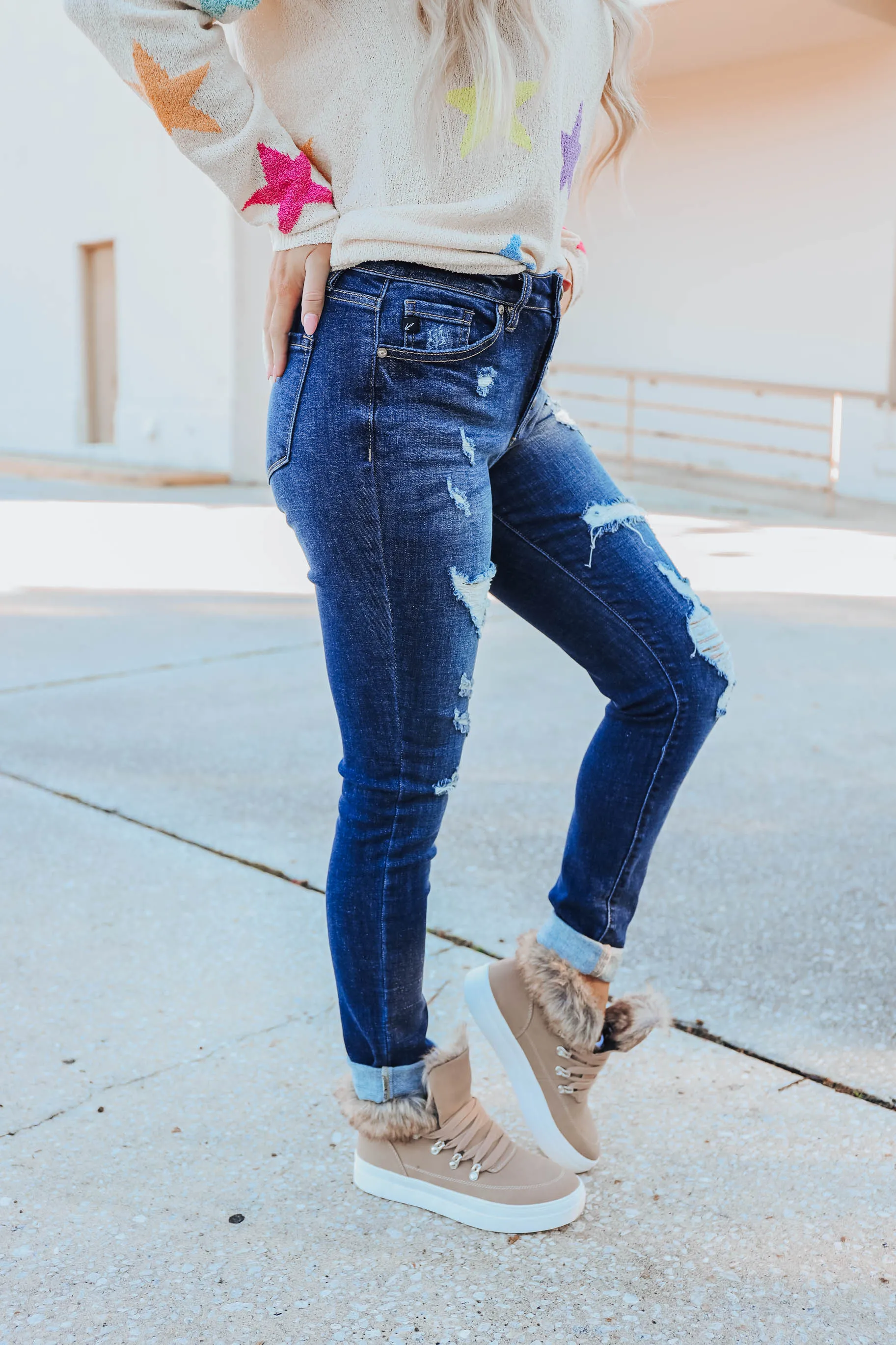 Braden Skinny Jeans - Dark