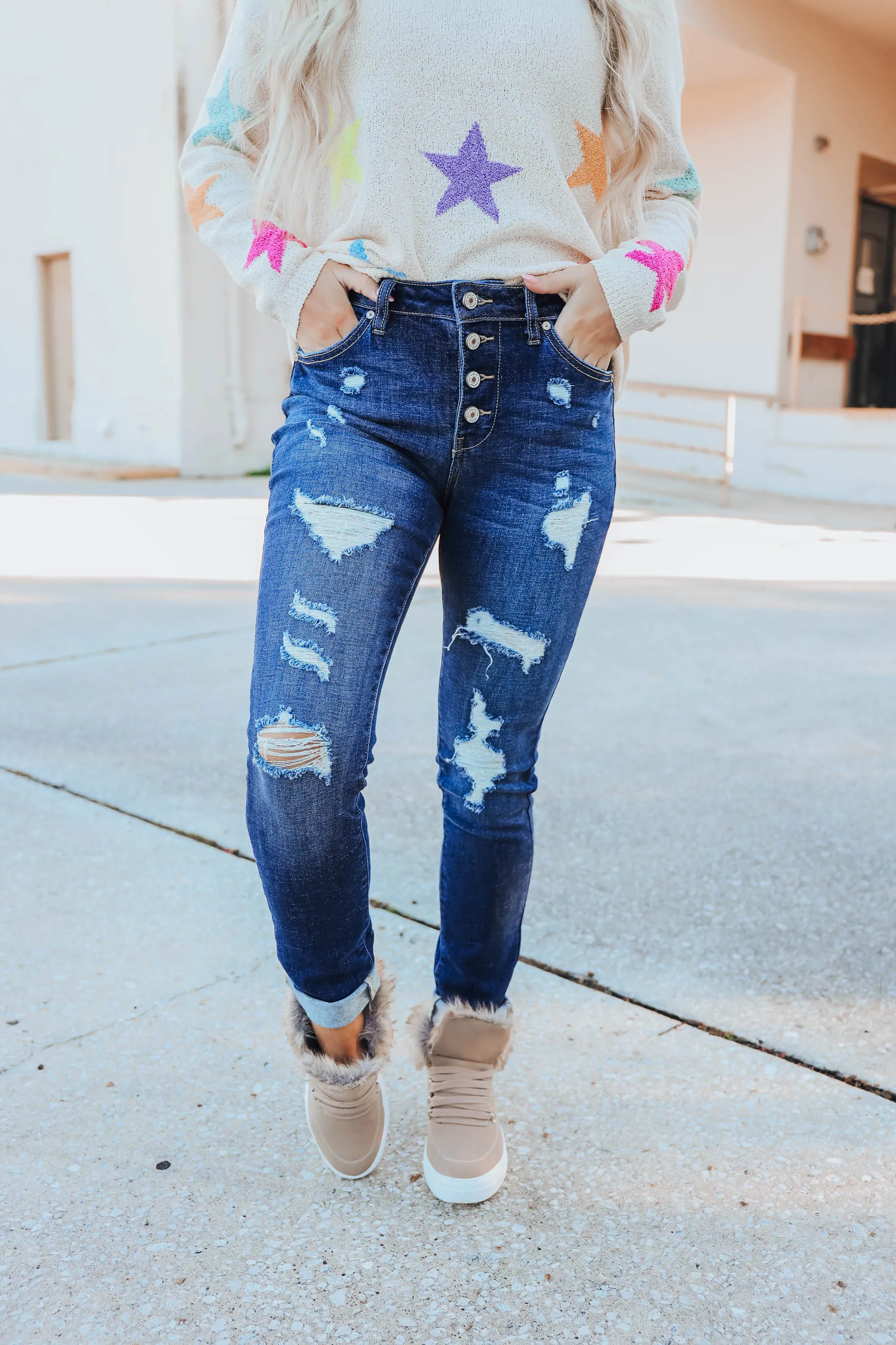 Braden Skinny Jeans - Dark