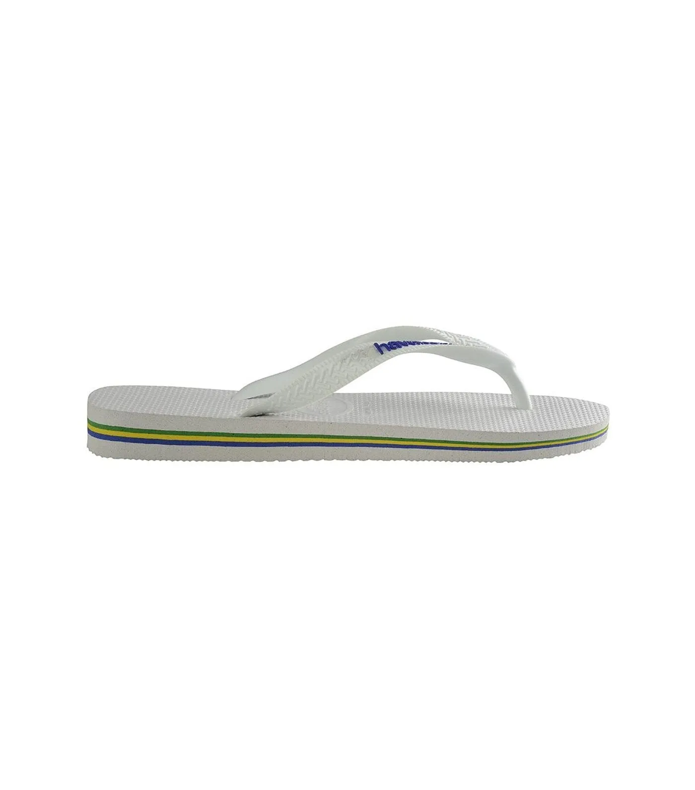 Brazil Logo Flip Flops - White