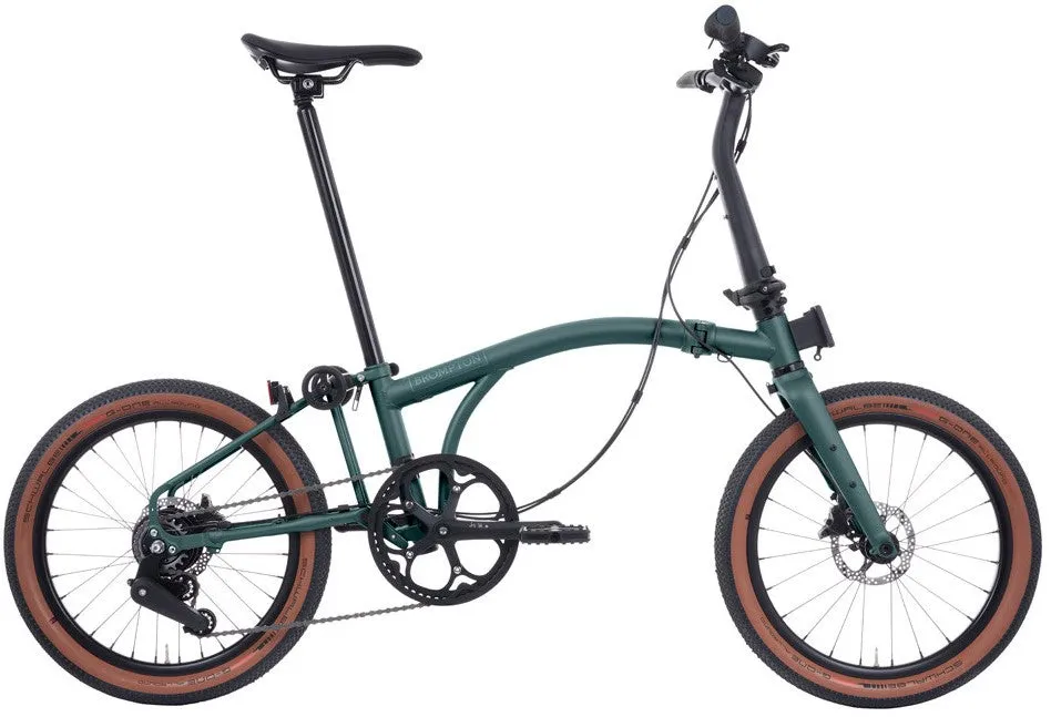 Brompton G Line Medium Folding Bike - Forest Green
