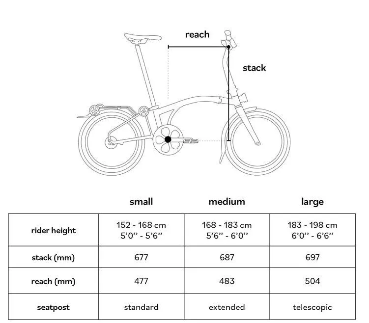 Brompton G Line Medium Folding Bike - Forest Green