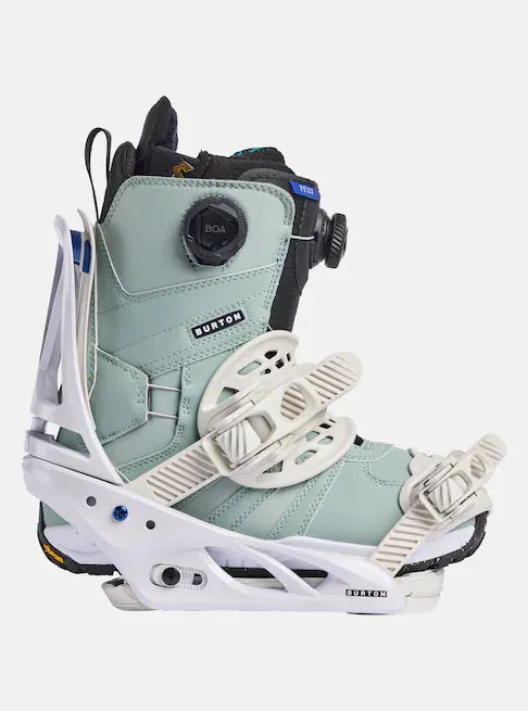 Burton Escapade Snowboard Bindings Womens 2025 White