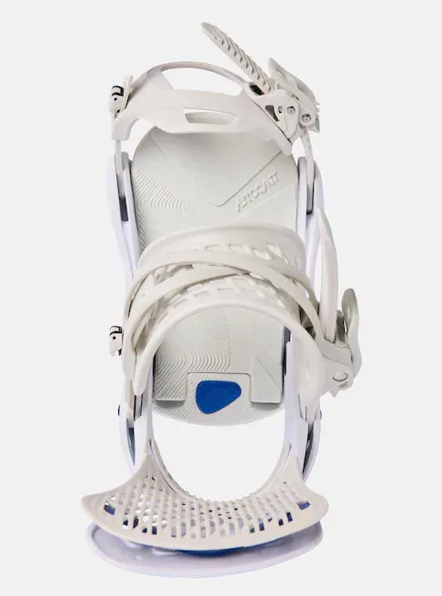 Burton Escapade Snowboard Bindings Womens 2025 White