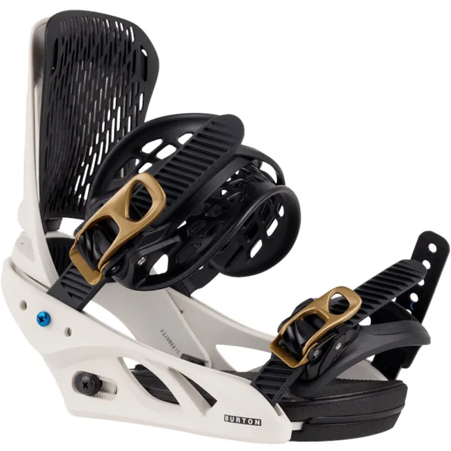 Burton Escapade Snowboard Bindings Womens White / Gold