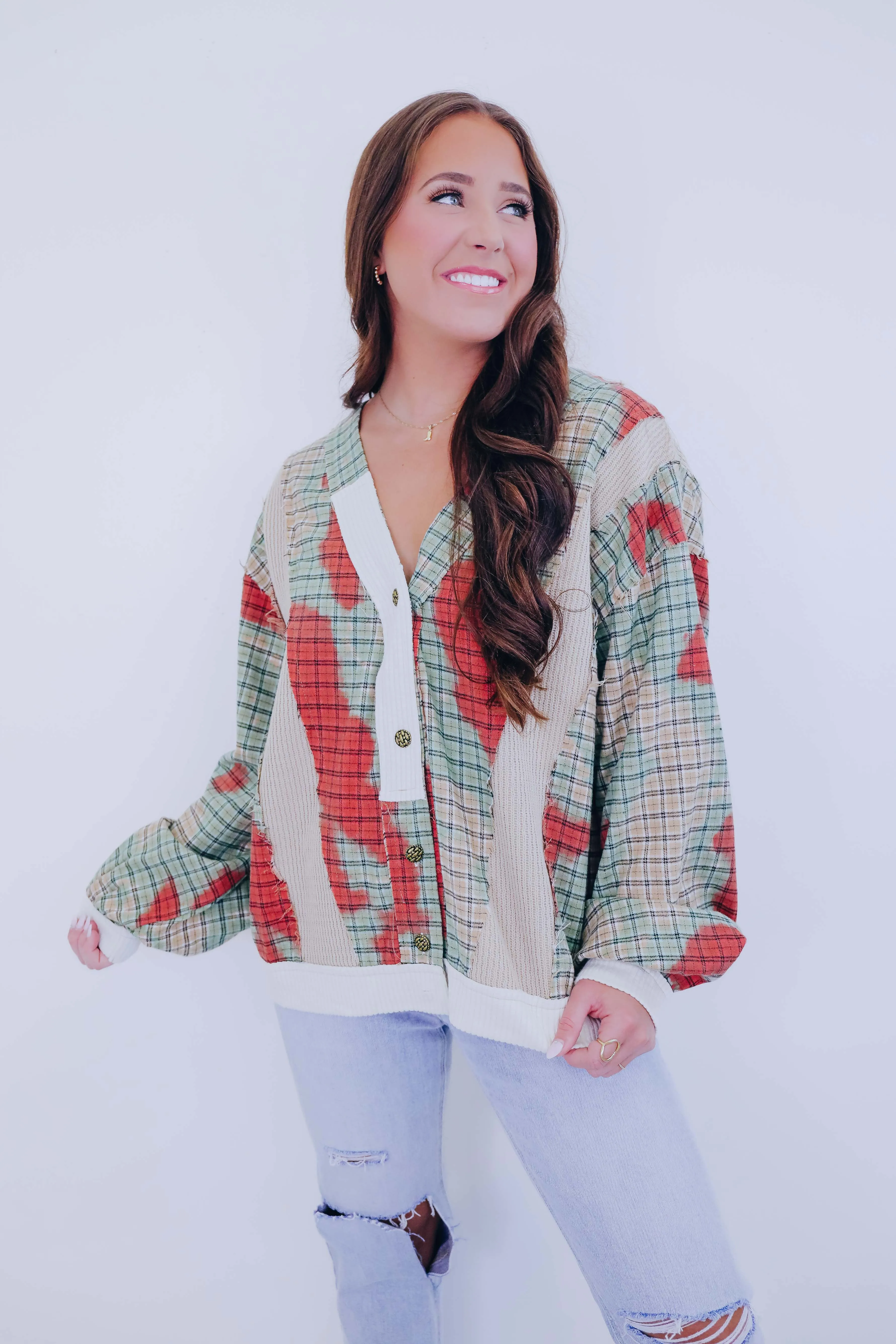 Cambridge Contrasting Colorblock Cardigan
