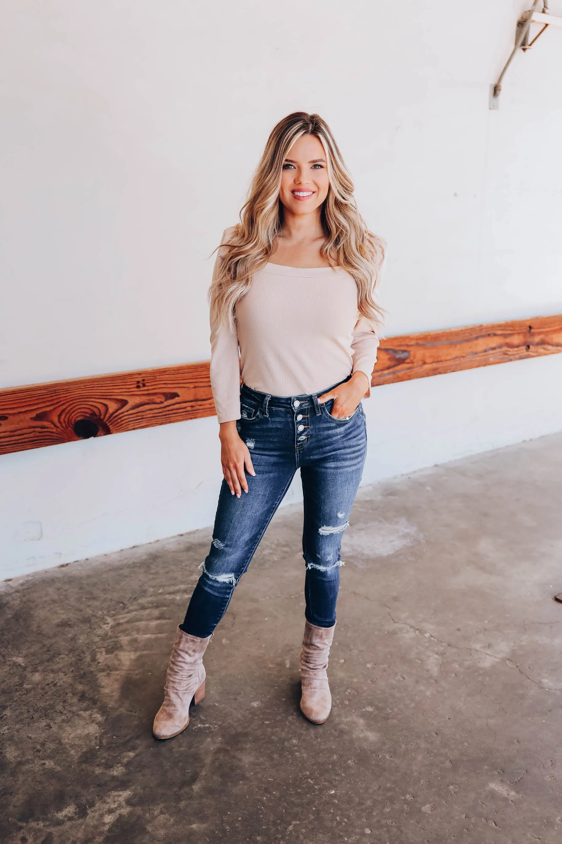 Cambridge Square Neck Top