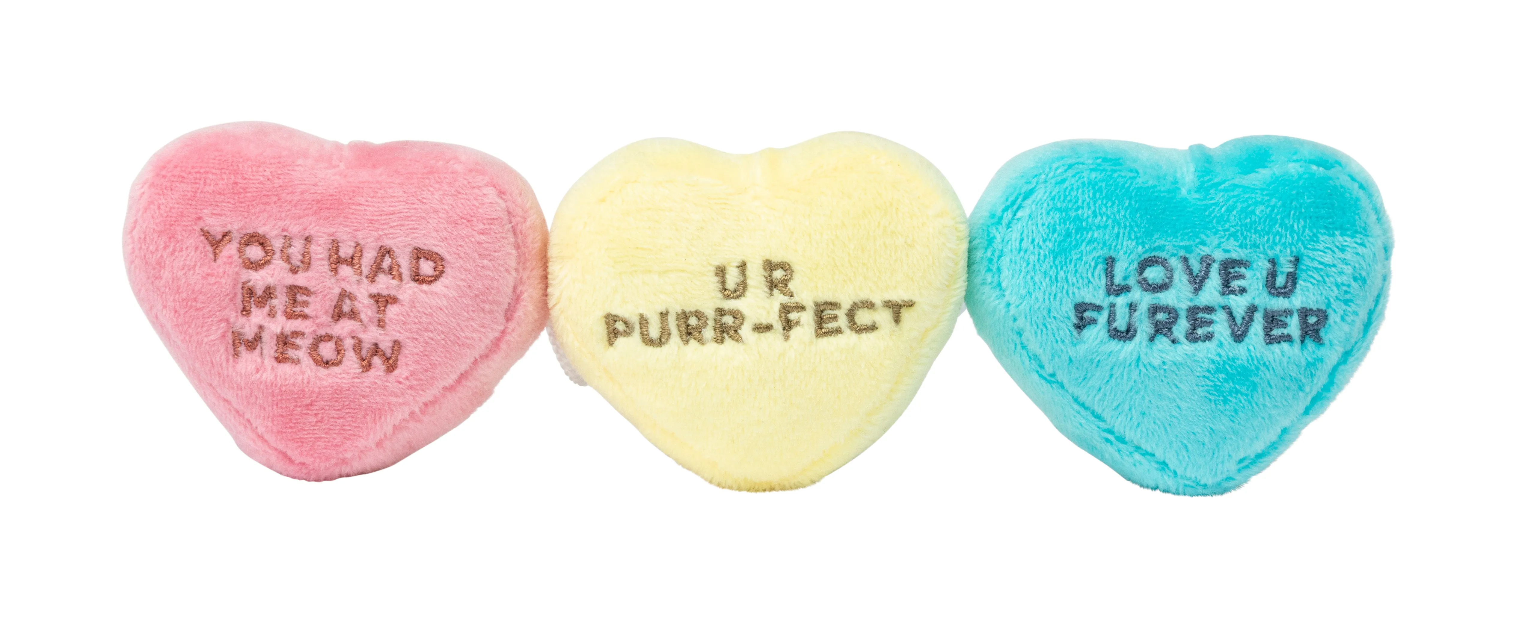 Candy Hearts Cat Toy