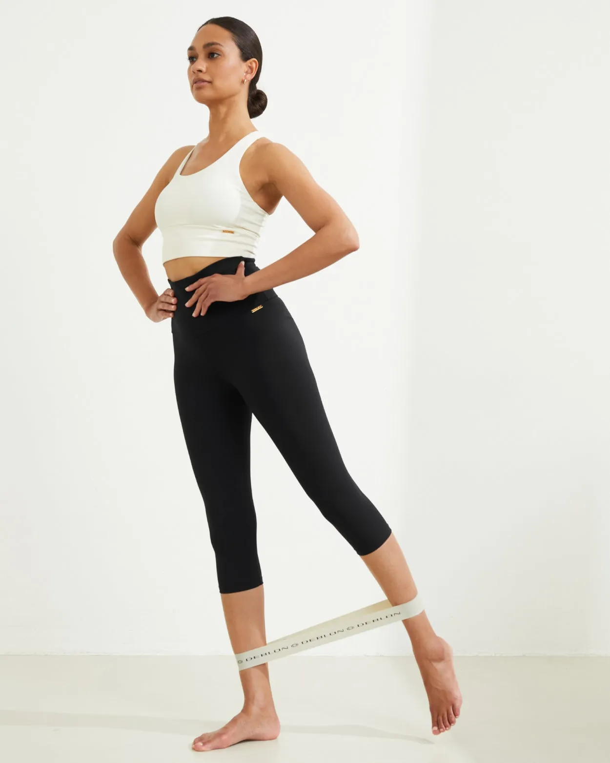 Capri Leggings High Waistband | Black