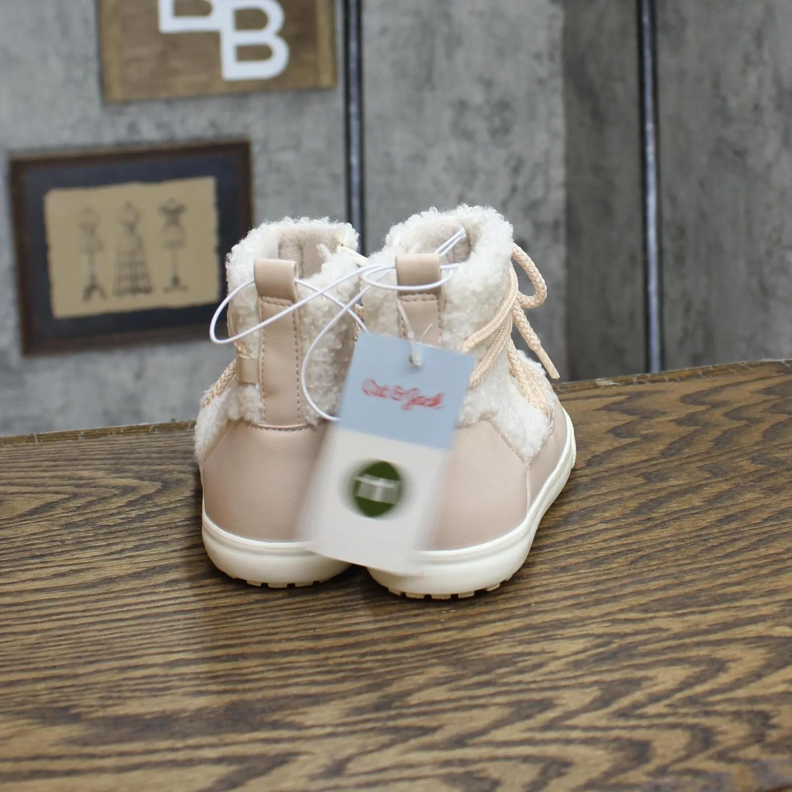 Cat & Jack Toddler Girls Robin Booties 88435620 Blush Pink 11T