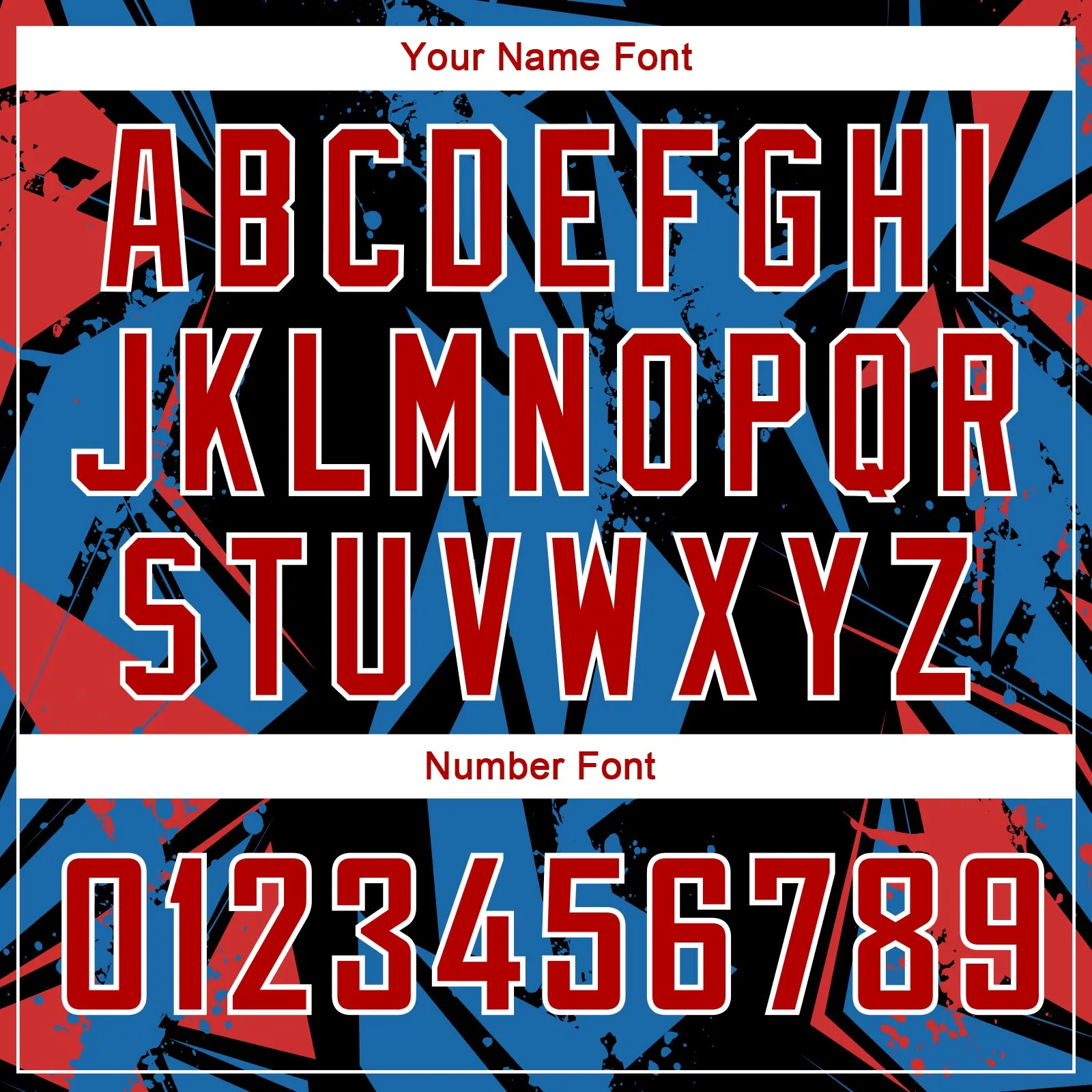 Custom Black Red-Blue 3D Pattern Design Geometric Shapes Authentic Basketball Jersey
