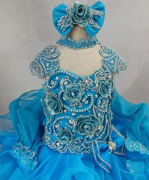 Custom Made Infant/Toddler/Baby Miss/Little Baby Cupcake Pageant Dress