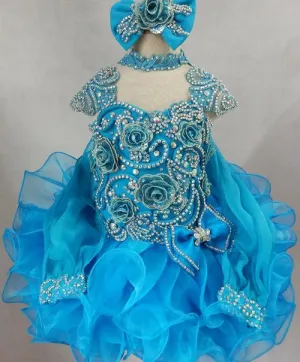 Custom Made Infant/Toddler/Baby Miss/Little Baby Cupcake Pageant Dress