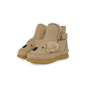 Dubu Exclusive Shoes | Fluffy Koala | Taupe Nubuck