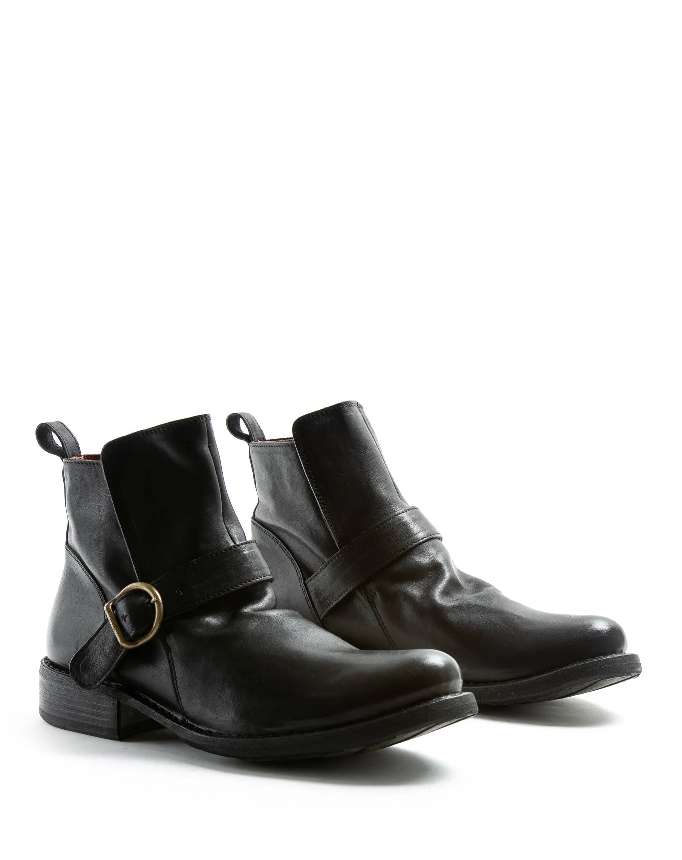 EEK Black Leather Boots