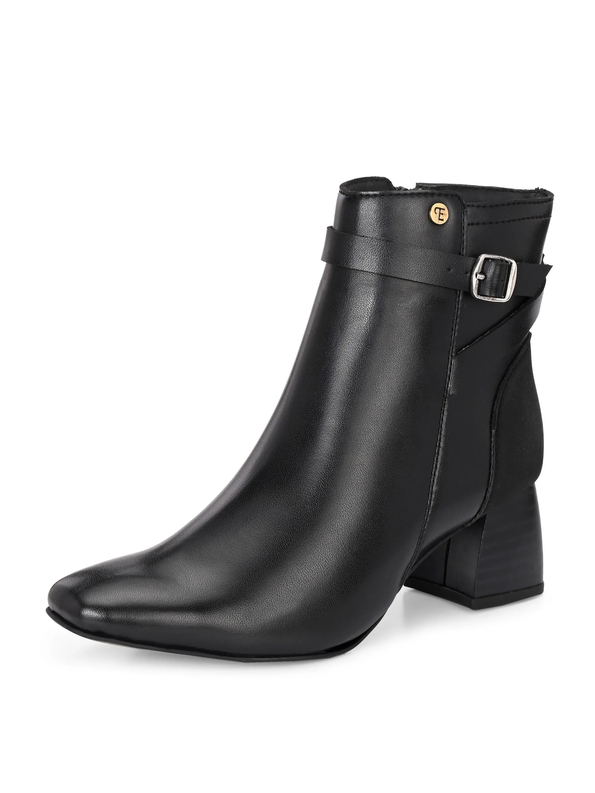 El Paso Women Faux Leather Casual Chelsea Boots