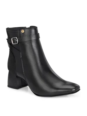El Paso Women Faux Leather Casual Chelsea Boots