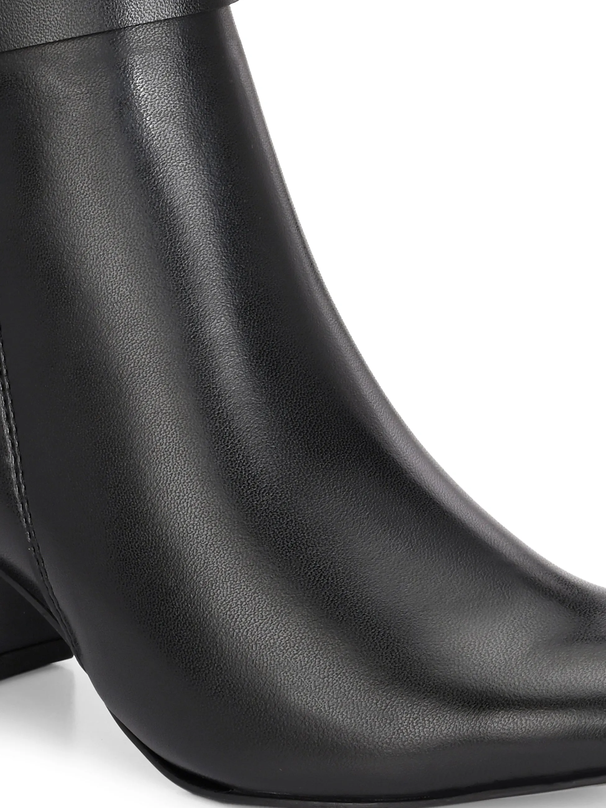 El Paso Women Faux Leather Casual Chelsea Boots