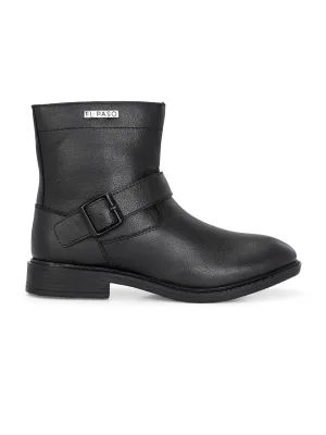 El Paso Women Faux Leather Casual Chelsea Boots