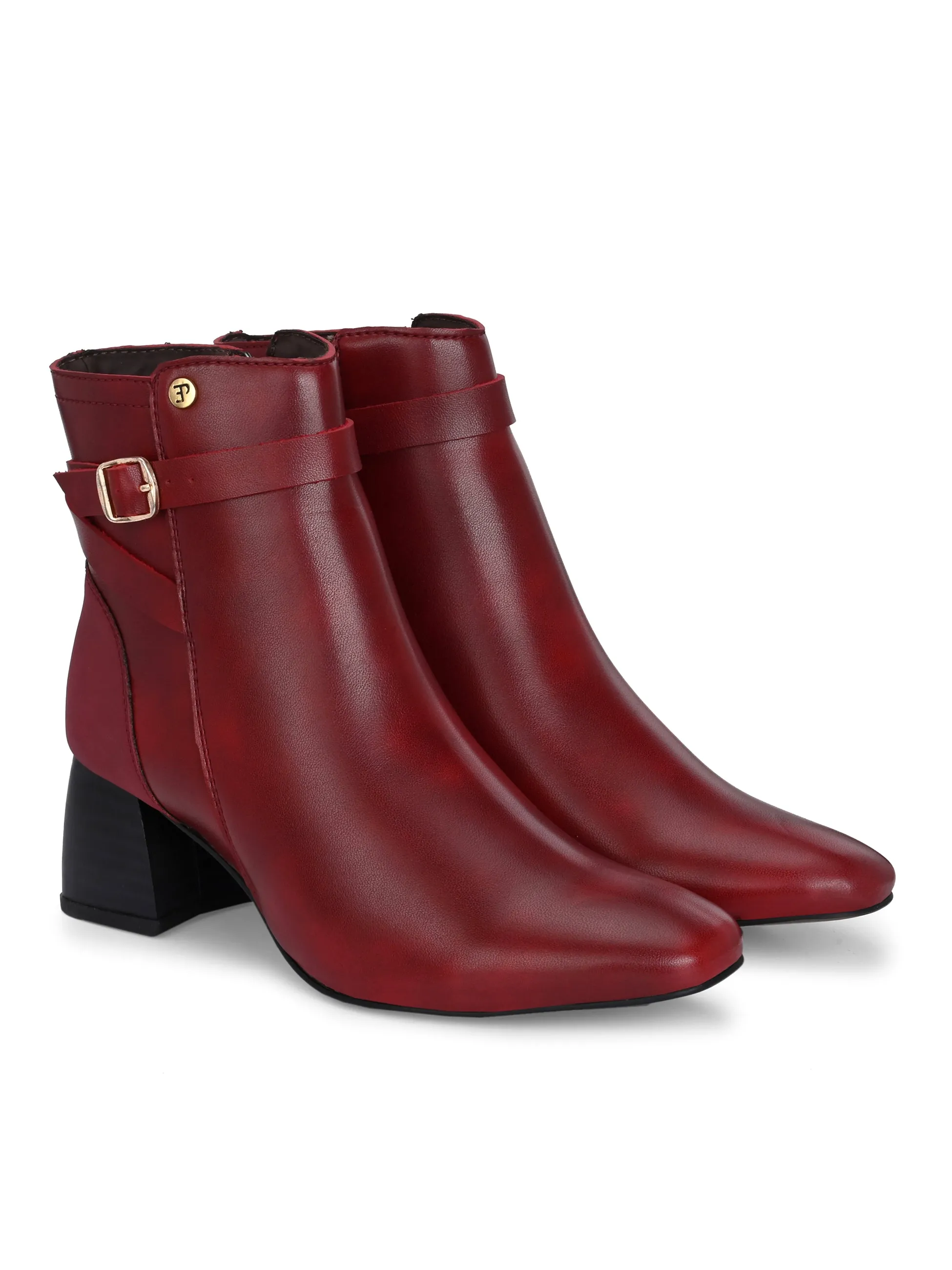 El Paso Women Faux Leather Casual Chelsea Boots