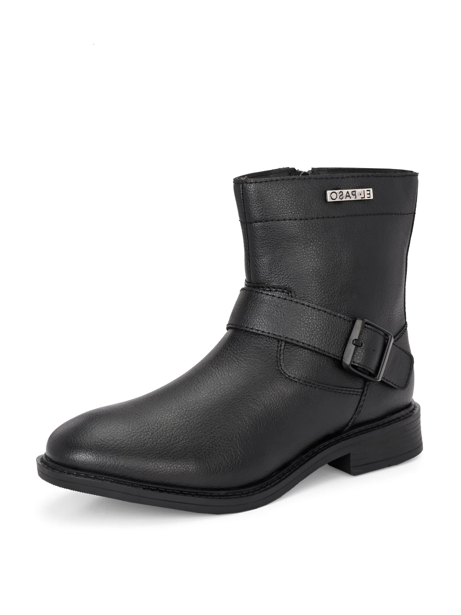 El Paso Women Faux Leather Casual Chelsea Boots