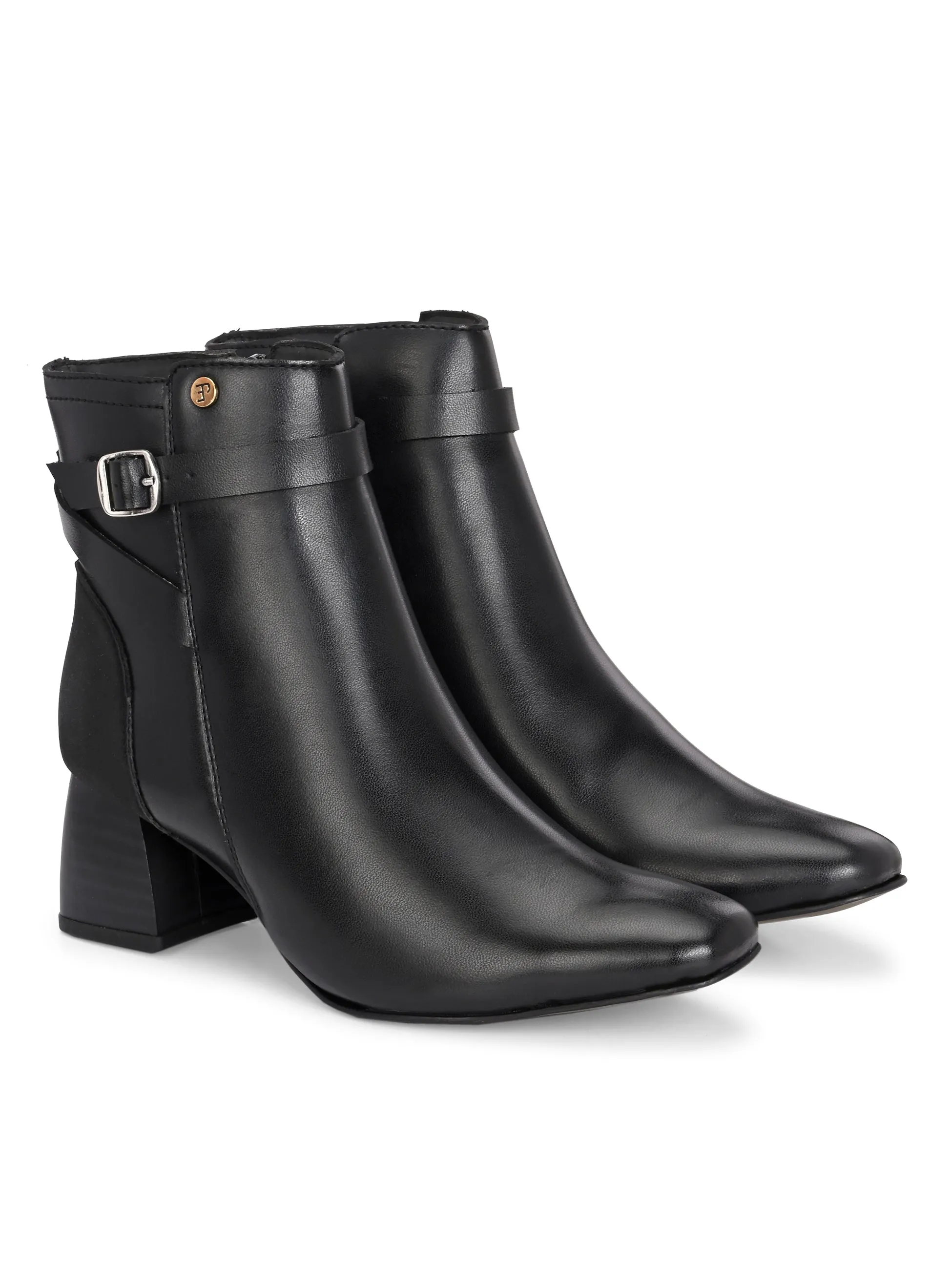 El Paso Women Faux Leather Casual Chelsea Boots