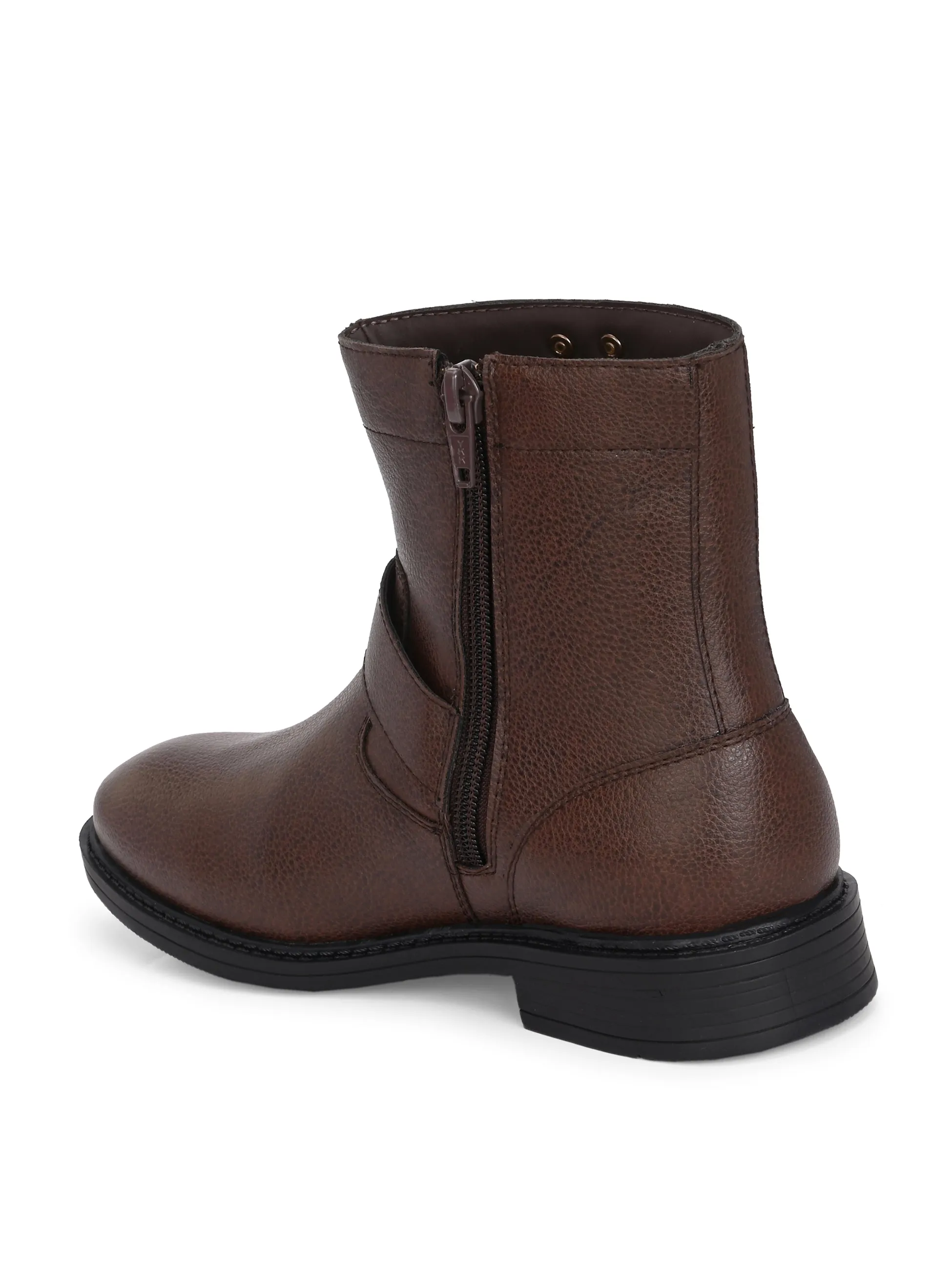 El Paso Women Faux Leather Casual Chelsea Boots