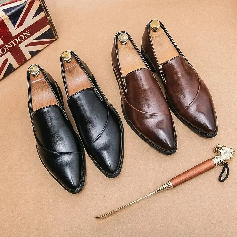 Eleganzia Slip-On Business-Schuhe für Herren