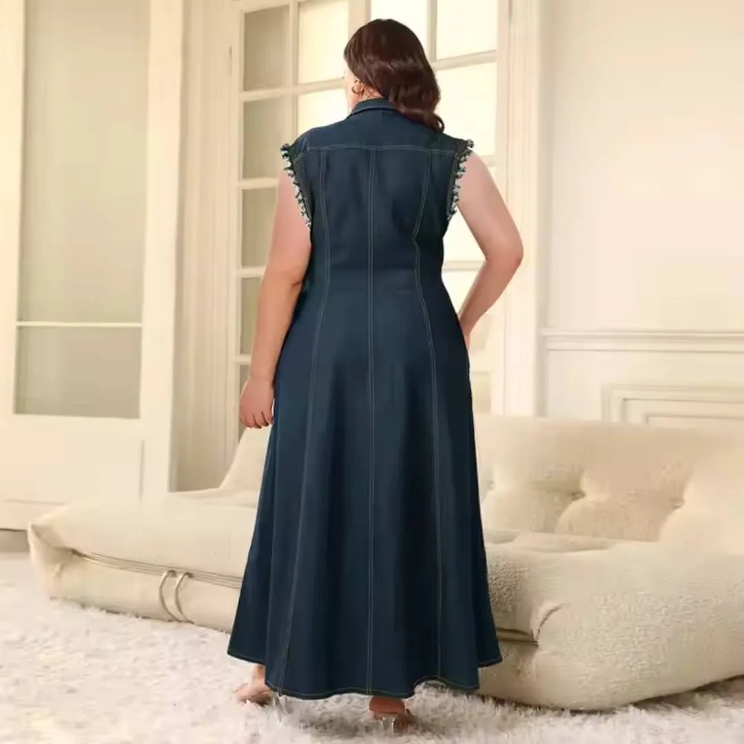 Ember™ | Denim Button-Down Dress