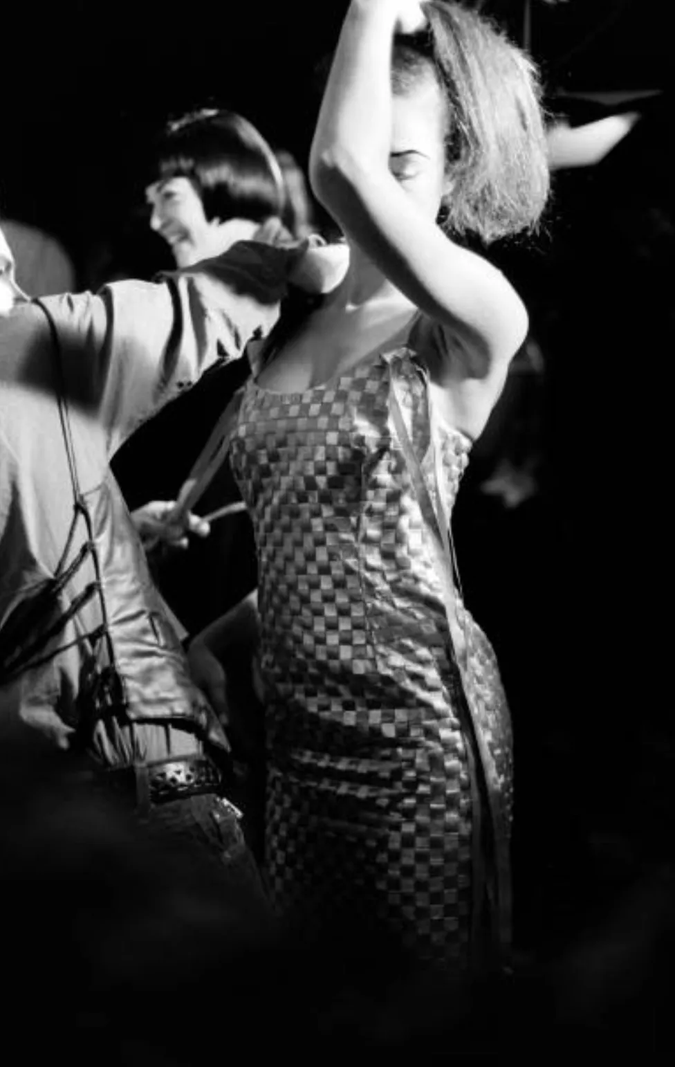 Extraordinary & Rare Fall 1995 Todd Oldham Runway Gold Metallic Woven Ribbon Dress