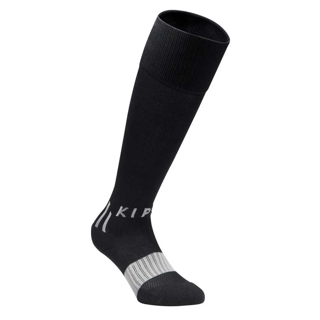 F500 Kids' Football Socks - Black/Grey