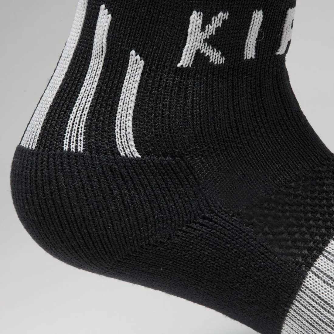 F500 Kids' Football Socks - Black/Grey