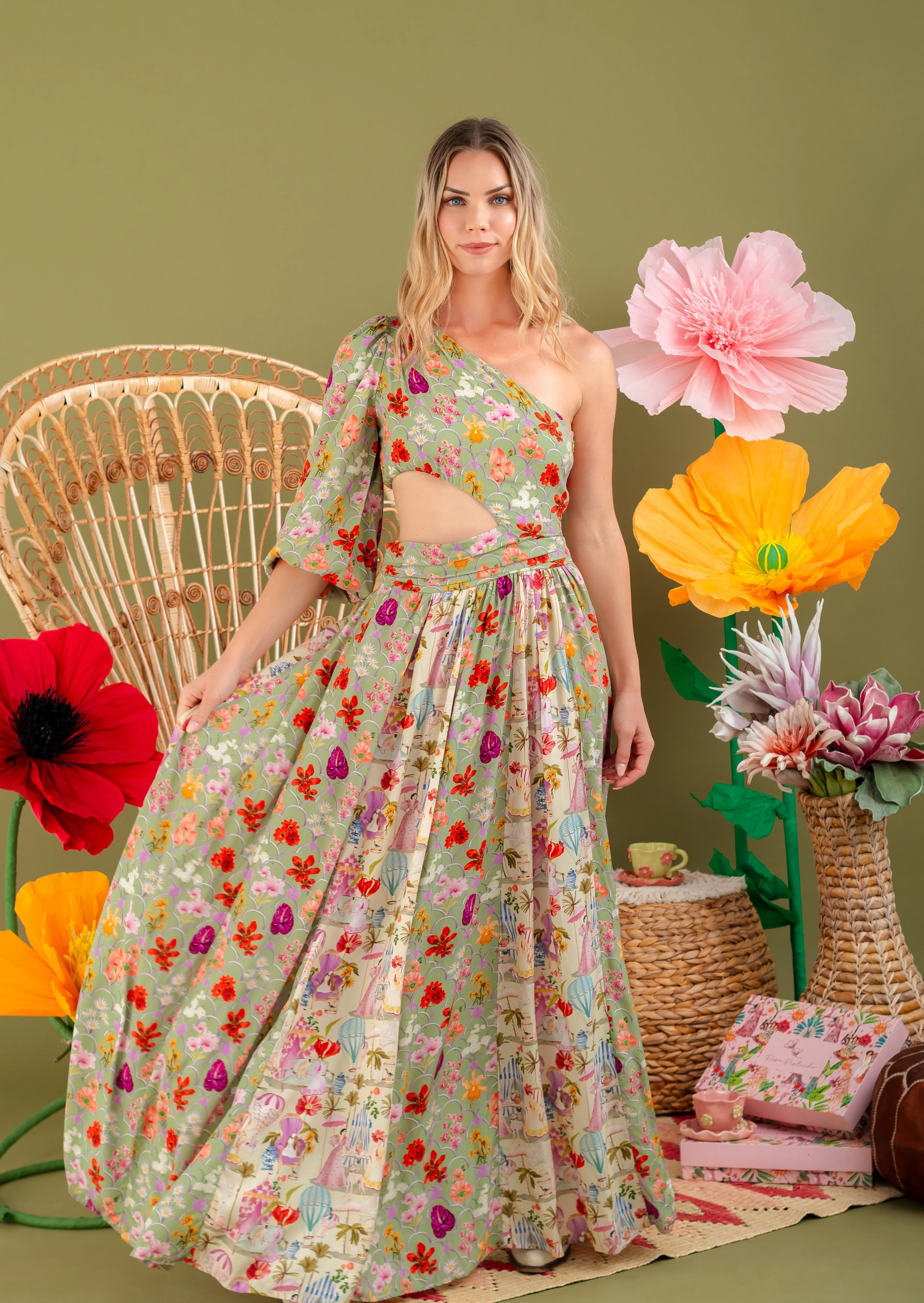 GARDENIA MAXI DRESS