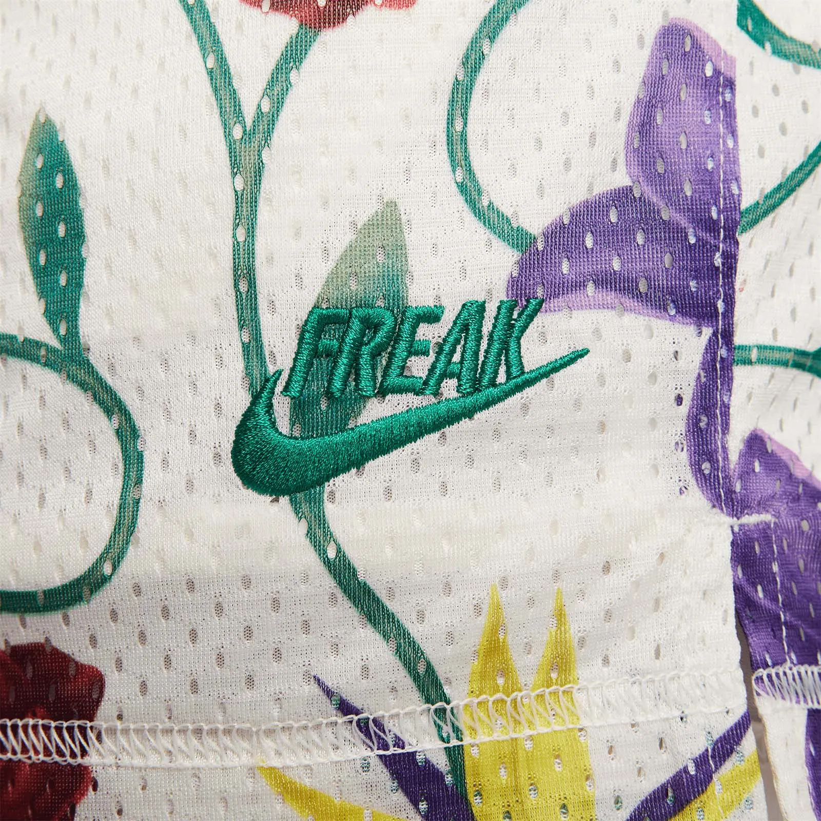 Giannis Floral Printed Standard Issue Shorts - Pale Ivory