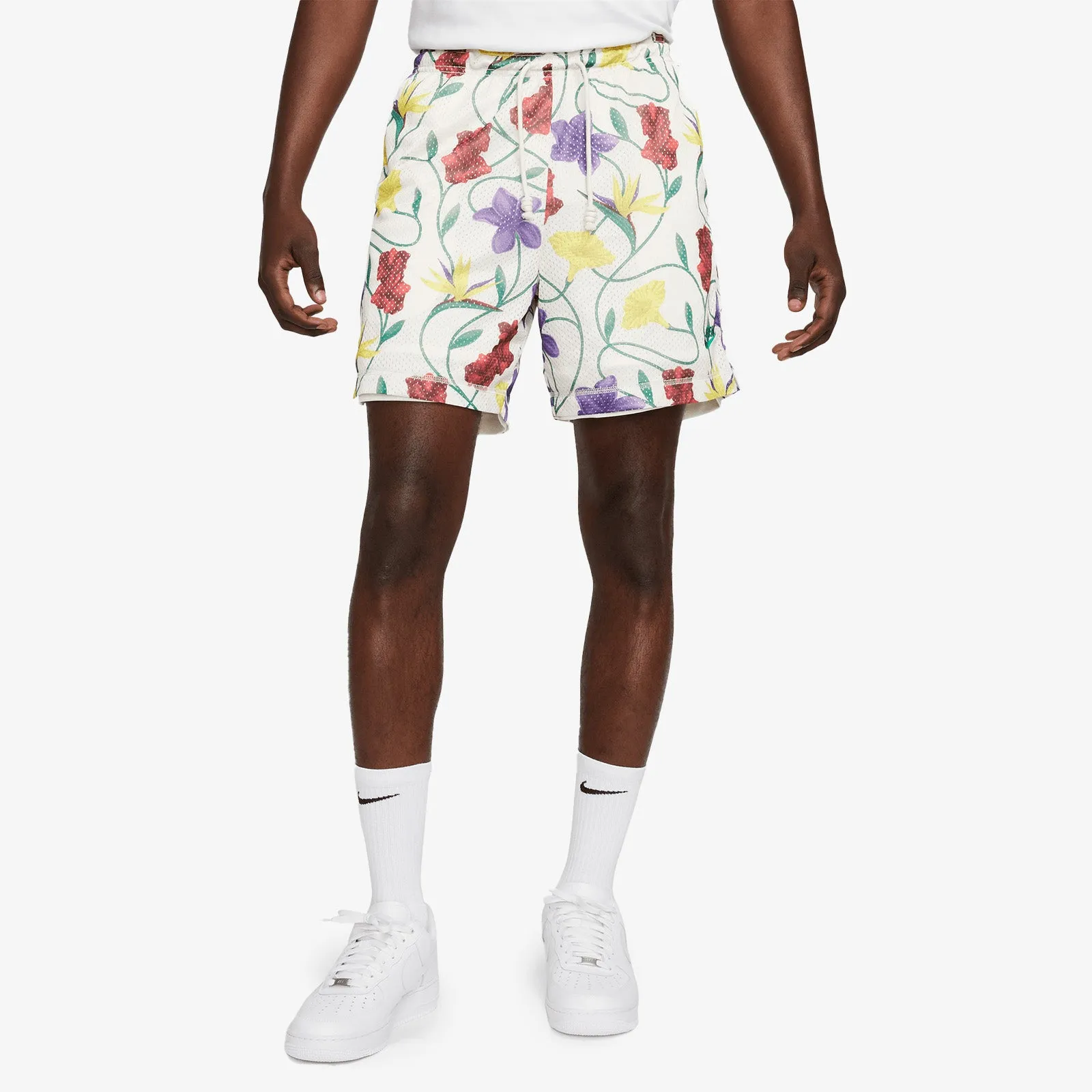 Giannis Floral Printed Standard Issue Shorts - Pale Ivory