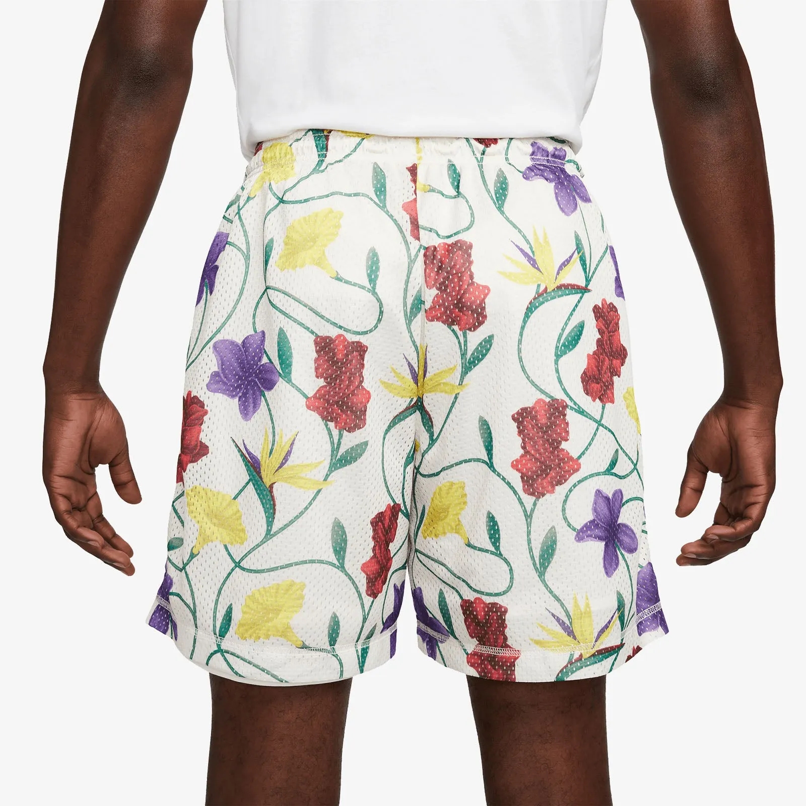 Giannis Floral Printed Standard Issue Shorts - Pale Ivory