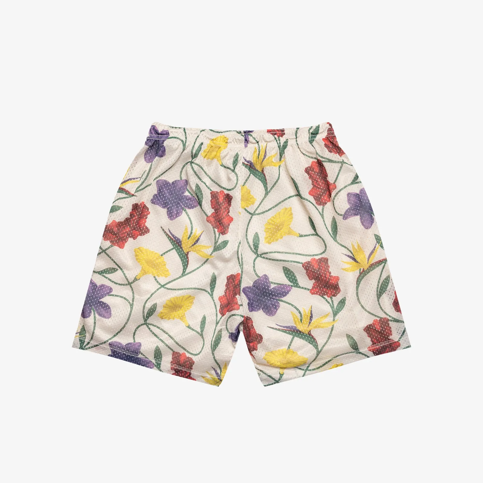 Giannis Floral Printed Standard Issue Shorts - Pale Ivory