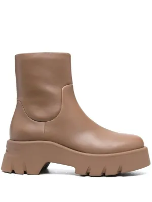 Gianvito Rossi Montey leather ankle boots