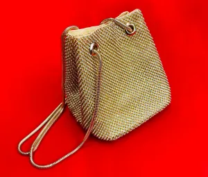 Glamazon Bucket Purse (Gold)