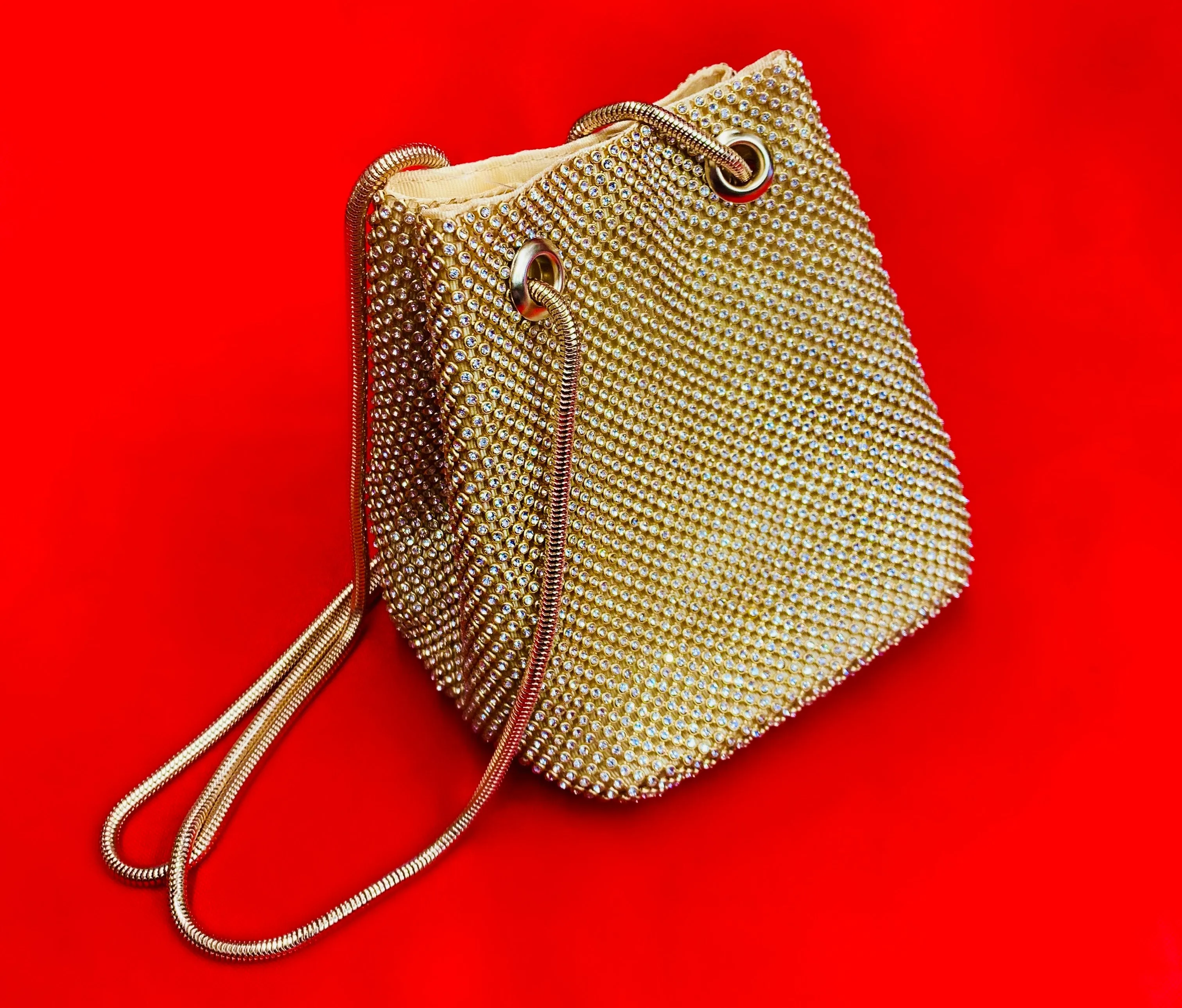 Glamazon Bucket Purse (Gold)