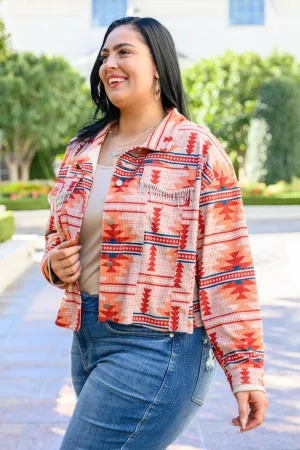 Hazel Blues® | Breaking Free Western Print Jacket