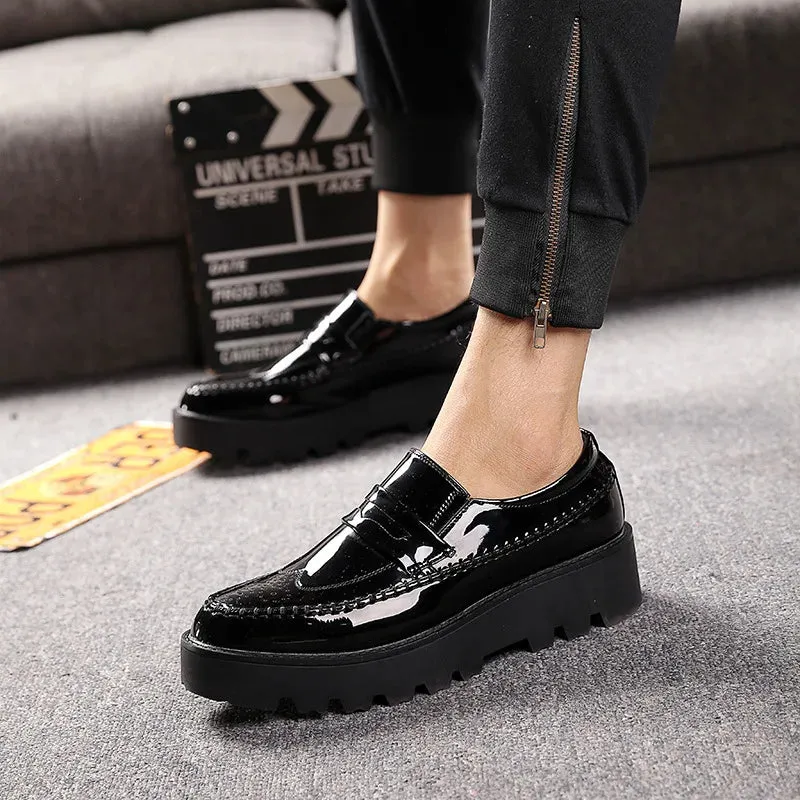 Herren Freizeitmode Plattform Loafer